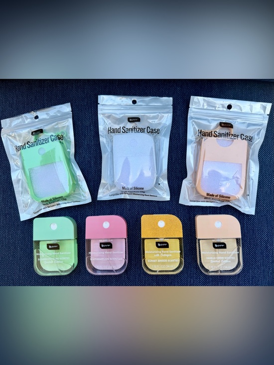 B.Pure Other - B-yore Silicone Hand Sanitizer Case - Pastel Assorted Colors